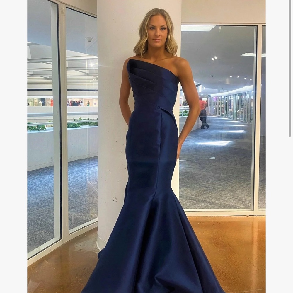 Nicole Bakti 7206 Mermaid Strapless Gown Mother of the Bride or Groom